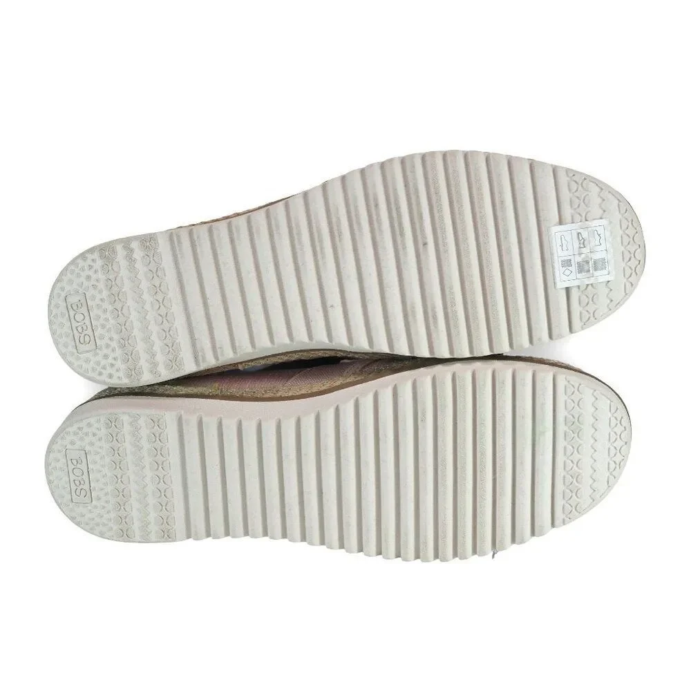 BOBS by Skechers Flexpadrille Lo Slip-on Shoes Women's‎ 7.5 Pink 114020